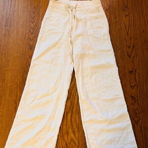 Doen Wide Leg Pants in Cream